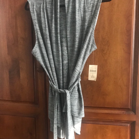 NWT Coldwater creek tie front vest size medium - Picture 2 of 5